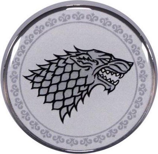 Game of Thrones Enamel Badge Stark bol