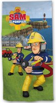 Brandweerman Sam Actie - Strandlaken - 70 x 140 cm - Multi