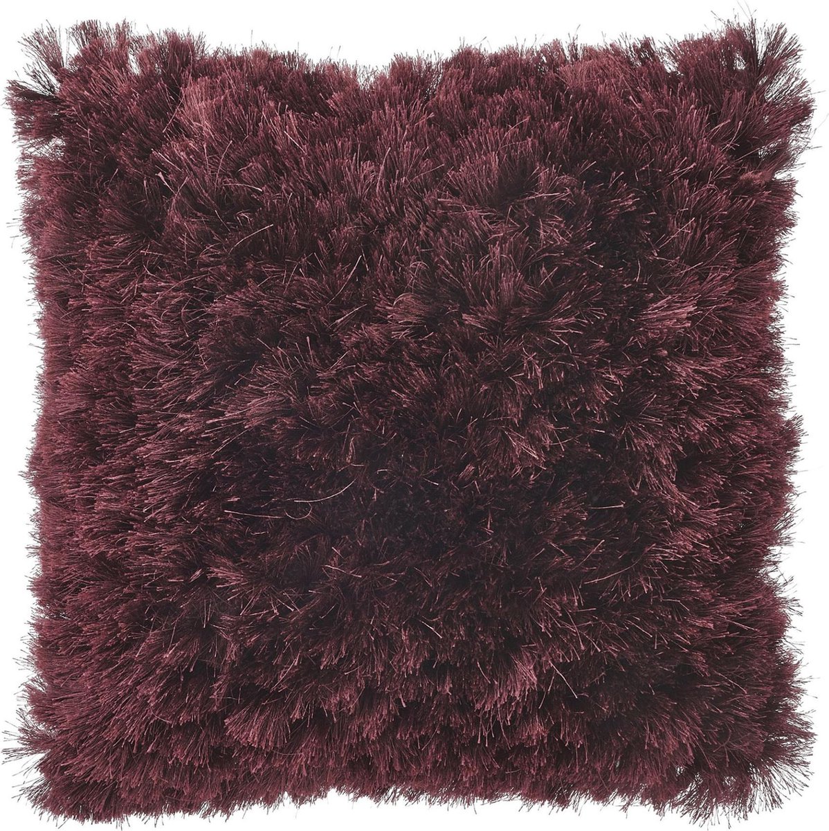 Dutch Decor Kussenhoes Calla 45x45 Cm Aubergine
