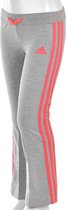 adidas Little Girls Essentials Jazzpant - Pantalon d'entraînement - Enfants - Taille 92 - Grijs chiné; Rose Fluor