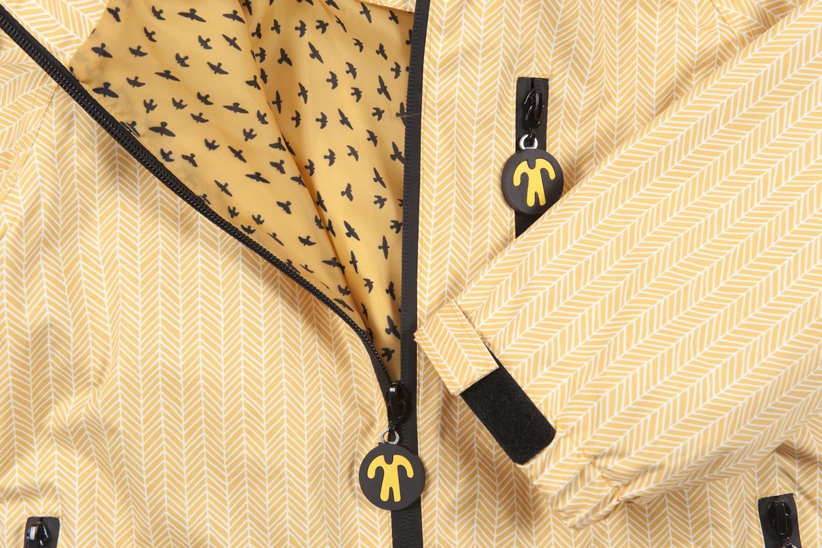 Ducksday regenpak voor kinderen unisex - Yellow falcon — afbeelding 3