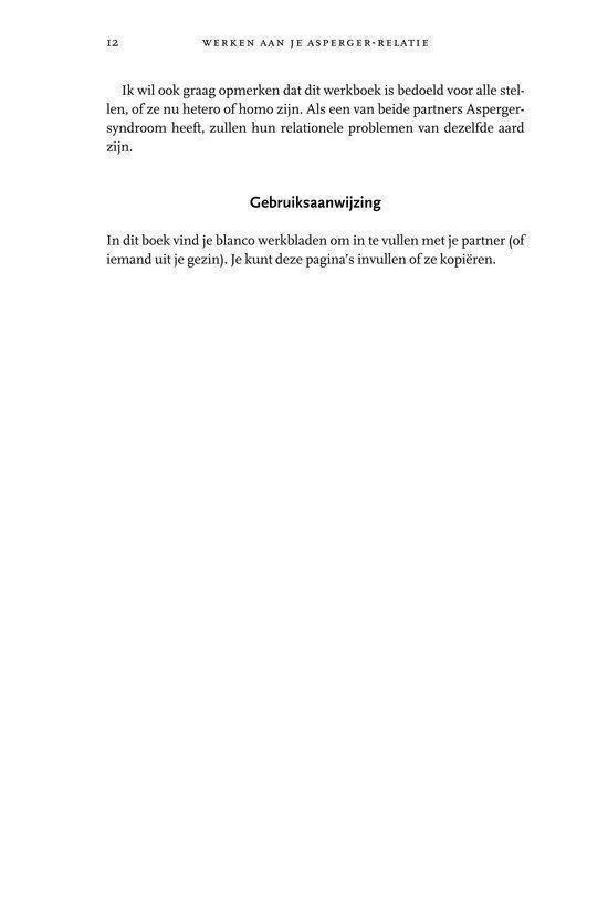 Werken aan je Asperger-relatie