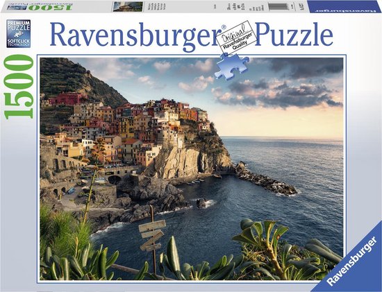 Ravensburger puzzel Uitzicht op Cinque Terre - Legpuzzel - 1500 stukjes |  bol.com