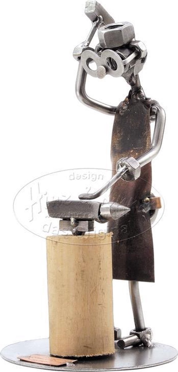 Hinz & Kunst smeedwerkfiguur beroep "Hoefsmid"