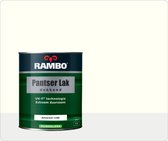 Rambo Pantser Lak Dekkend Zijdeglans 0,75 liter - Zuiverwit