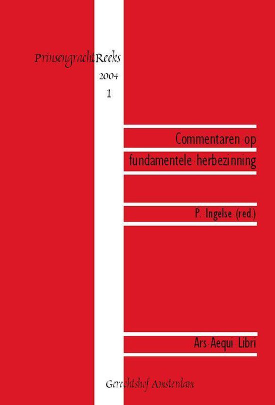 Cover van het boek 'Commentaren op fundamentele herbezinning / druk 1'