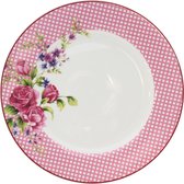 SEQ Home Fleurique - Bord - Ø 27 cm - Roze