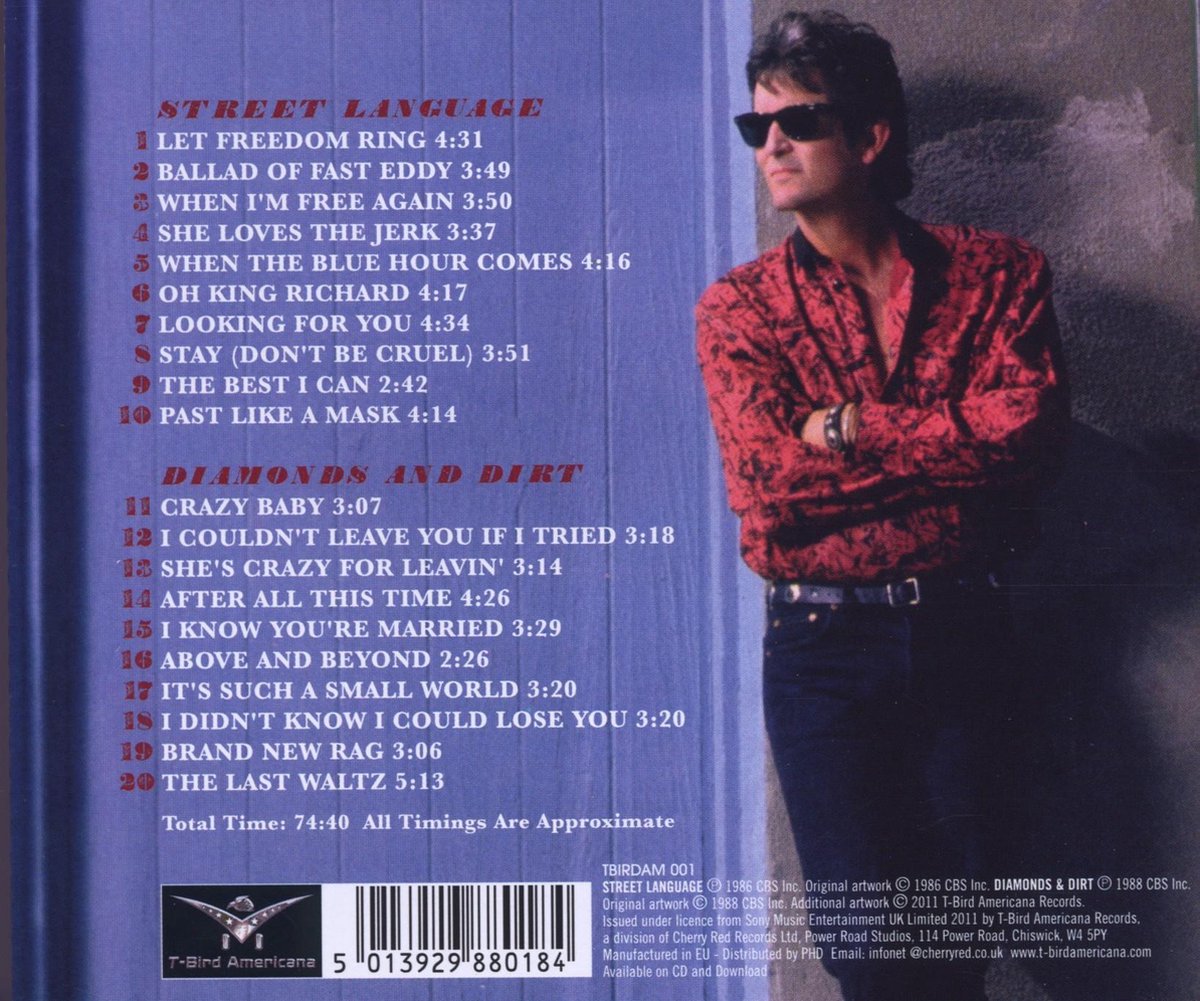 Street Language/Diamonds & Dirt, Rodney Crowell CD (album) Muziek