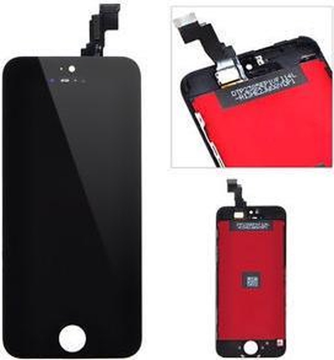 Compleet LCD / display / scherm voor Apple iPhone 5C zwart voor reparatie AAA kwaliteit