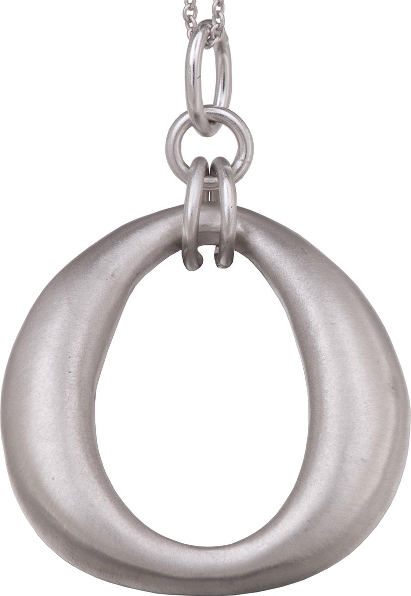 Orphelia Hanger + Ketting Oval Satin ZH-4524