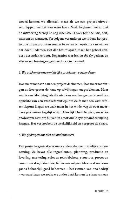 Het perfecte project
