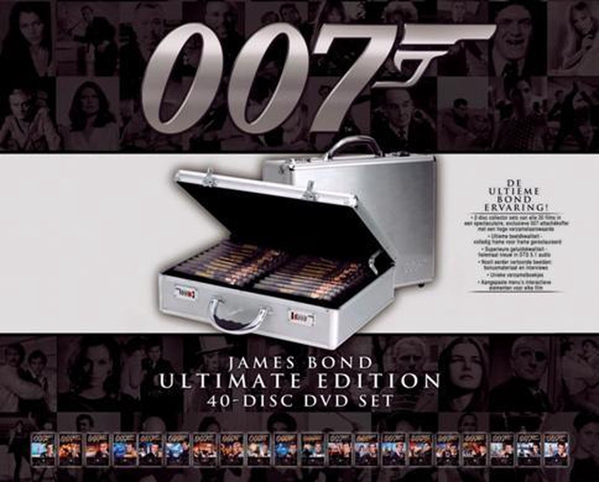 James Bond Briefcase - Ultimate James Bond Collection (DVD) (Dvd), Pierce  Brosnan | Dvd's | bol.com
