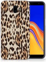 Geschikt voor Samsung Galaxy J6 Plus (2018) Uniek TPU Hoesje Leopard