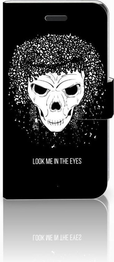 PU Cuir Premium Flip Case pour Samsung Galaxy Xcover 3 | Xcover 3 VE Coque Téléphone Crâne Cheveux