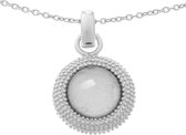 Orphelia Pendant + Chain Silver Sheet ZH-6041