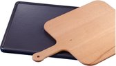 Bol.com Neff - Z1913X0 - Ceramic Bread/Pizza Stone met Wooden Peel - 360 x 375 mm aanbieding