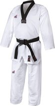 Fuji Mae WT TaekwonDo pak Diamond zwarte V hals Kleur: Wit, 5 - 180