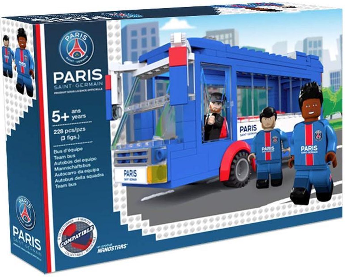 Bus PSG Player avec 3 figurines - NanoStars | bol.com