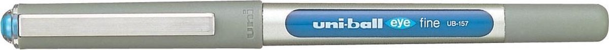 20x Uni-ball roller Eye Fine en Micro Fine, schrijfbreedte 0,5mm, punt 0,7mm, turkoois