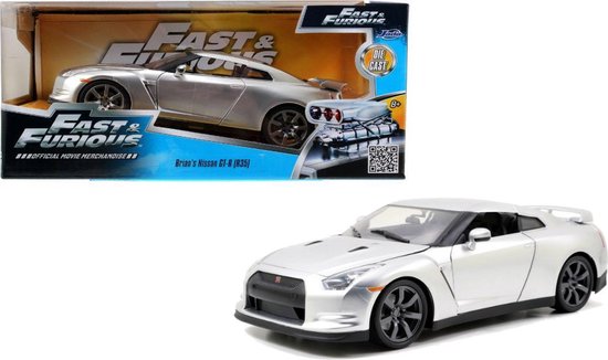 Verlichting Hinder zegevierend Nissan Skyline R35 GTR The Fast And The Furious modelauto 1:24 | bol.com