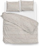 ZoHome Jera Dekbedovertrek - Eenpersoons - 140x200/220 cm - Beige