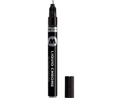 Molotow Liquid Chrome Marker - 2 mm - Stift met zilver spiegeleffect