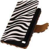Huawei Ascend Y550 - Zebra cover - Book Case Wallet Cover