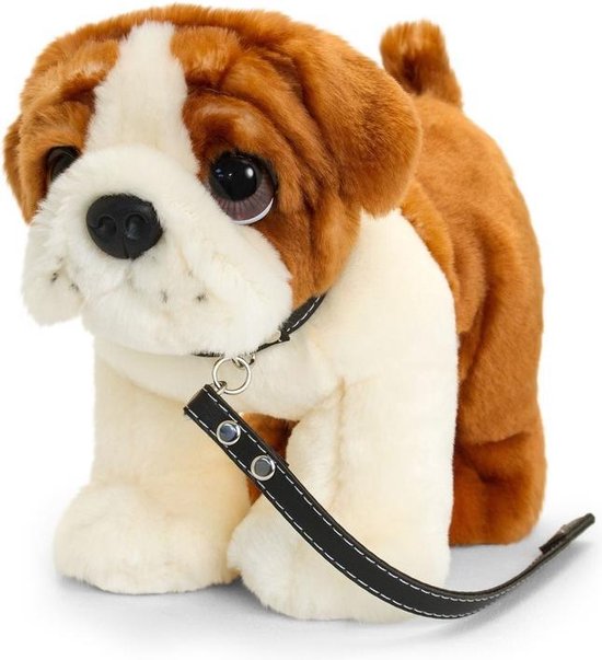 Uni-Toys - Australische herder puppy, zittend (met lijn) - 22 cm