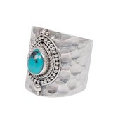 Sterling Zilver Turquoise Ring Sheila