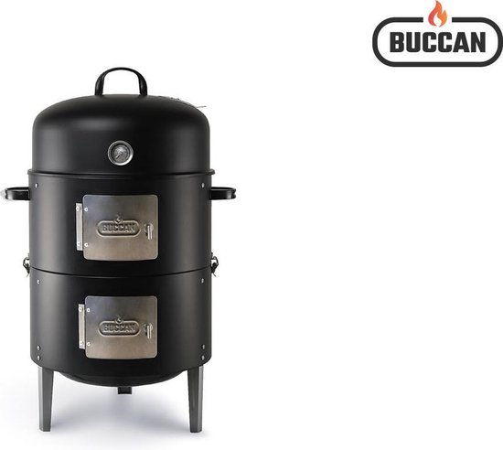 Buccan BBQ - Durham Smokey Canon - Smoker - Zwart
