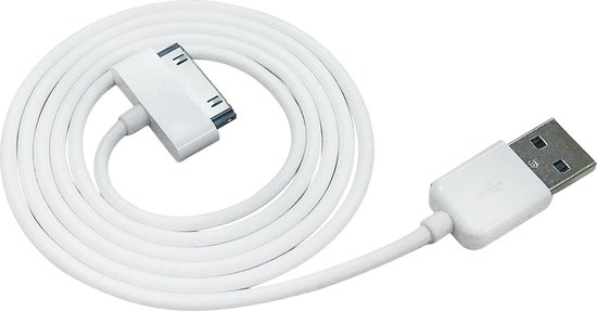 Azuri USB kabel - wit - voor Apple iPhone - Azuri