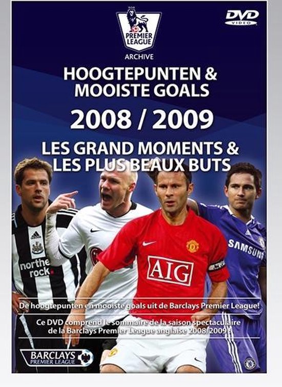 Cover van de film 'Premier League - Hoogtepunten En Mooiste Goals 2008-2009'