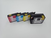 KATRIZ® huismerk inkt voor|HP  932XL BK+ 933XL Cyan + 933XL Magenta + 933XL Yellow  | (4stuks) - Met chip