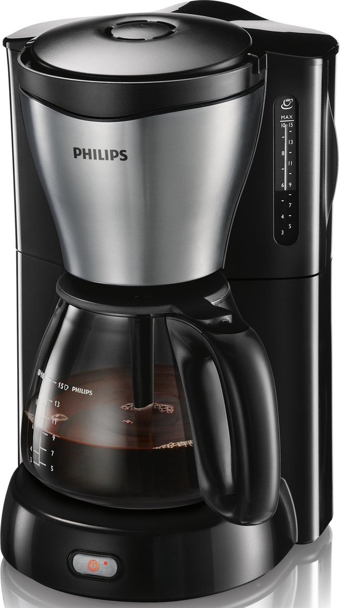 Philips Viva HD7566/20 - Koffiezetapparaat - Zwart/zilver - bol.com