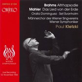 Oralia Dominguez, Set Svanholm, Wiener Symphoniker, Paul Kletzki - Brahms: Altrhapsodie/Mahler: Das Lied Von Der Erde (CD)