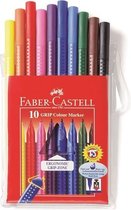 viltstiften Faber Castell GRIP Colour etui 10 stuks FC-155310