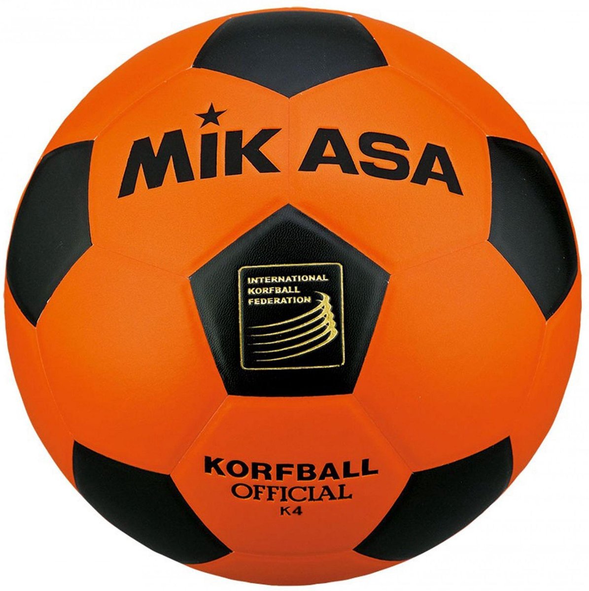 Mikasa Korfbal - oranje/zwart op Prijzenvolger.com