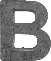 Betonnen letter B | huisnummer Beton letter B