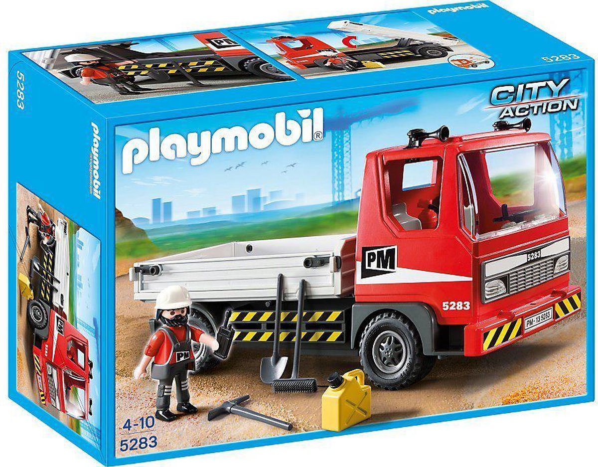 PLAYMOBIL 5283 Vrachtwagen Op Bouwerf | bol.com
