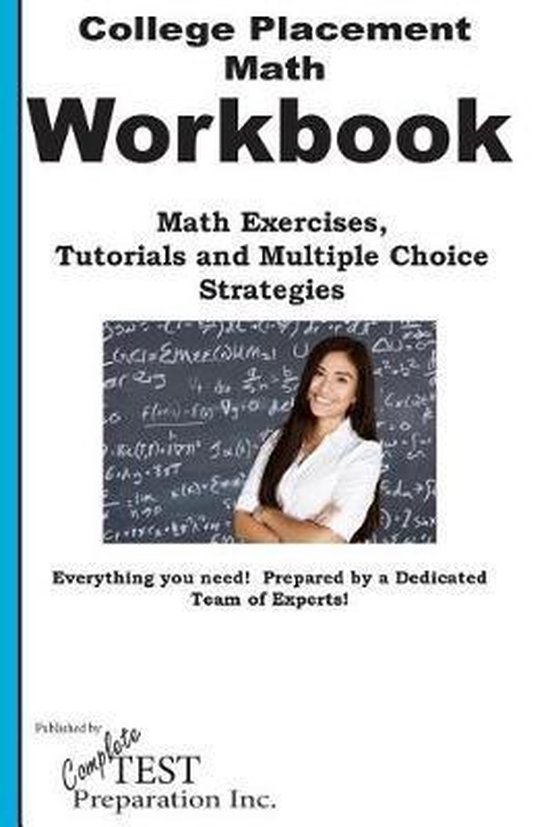 College Placement Math Workbook - cover