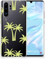 Huawei P30 Pro Uniek TPU Hoesje Palmtrees