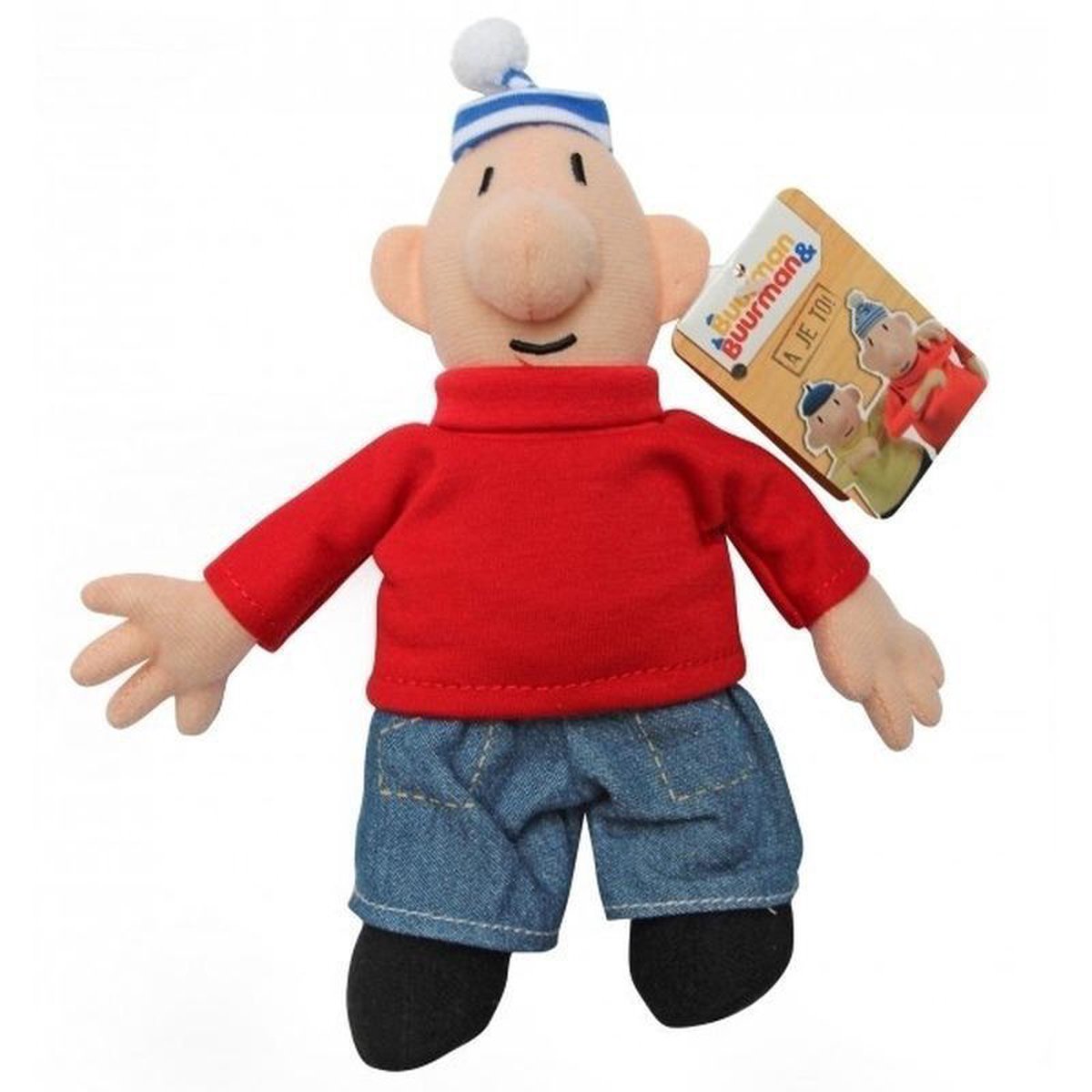 | Pluche pop Buurman Mat 18 cm Buurman & Buurman pluche pop Mat (met rode trui) 35 cm. van