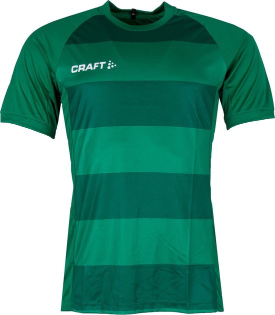 Craft Progress Graphic SS Shirt Heren  Sportshirt - Maat L  - Mannen - groen