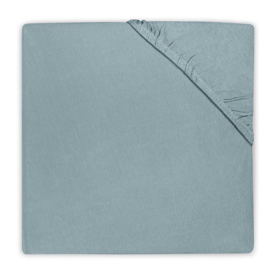 Jollein Hoeslaken jersey boxmatras 75x95cm stone green