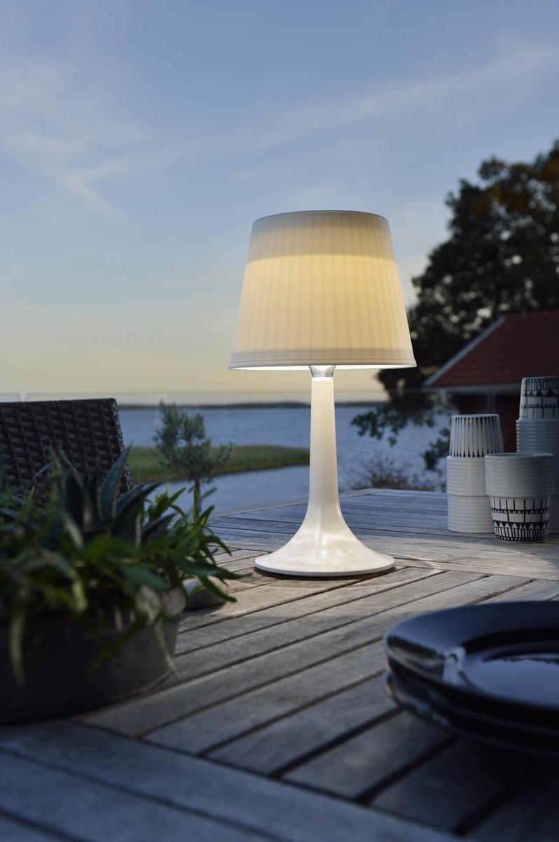 Konstsmide 7109 - Tafellamp - Assisi LED tafellamp solar 36cm 4500K