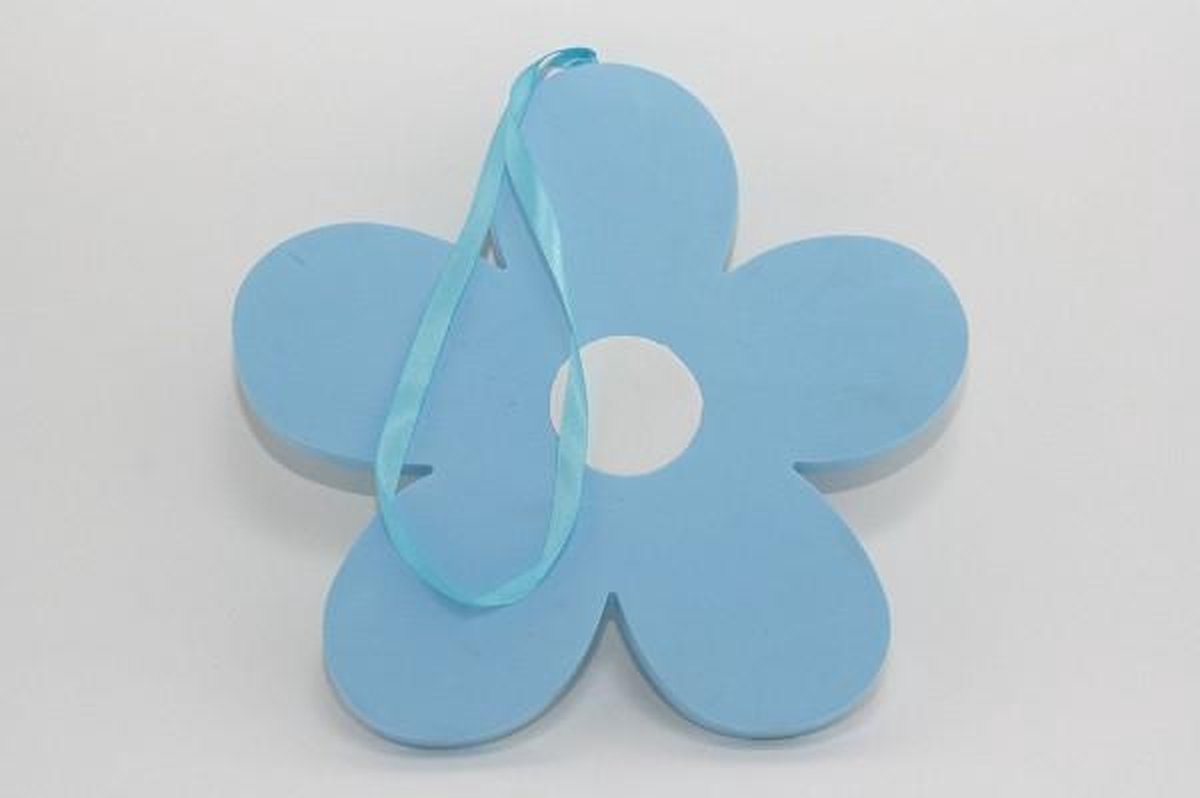 Flower Flip Flop HangerD15cm Blauw