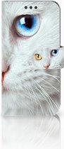 Sony Xperia XA Uniek Design Hoesje Witte Kat