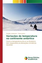 Variações de temperatura no continente antártico