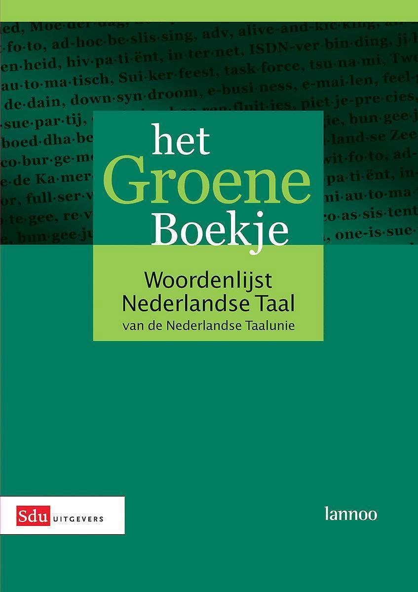 Het Groene Boekje 9789012105903 Nederlandse Taalunie Boeken