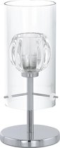 Eglo Ricabo - Tafellamp - 1 Lichts - *120mm. - Chroom - Helder, Wit